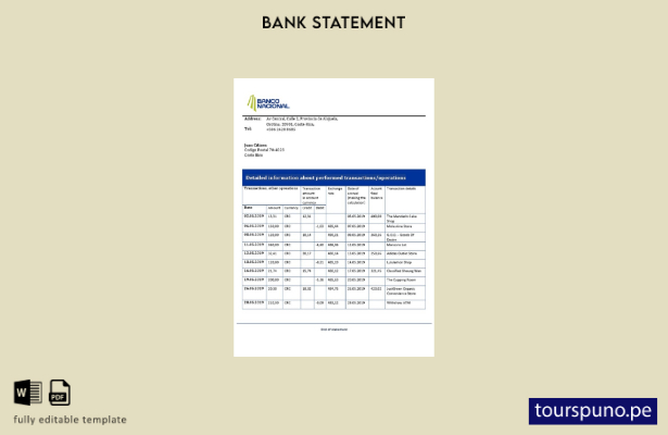 listo para imprimir plantilla de word   extracto bancario del Banco Nacional d 1